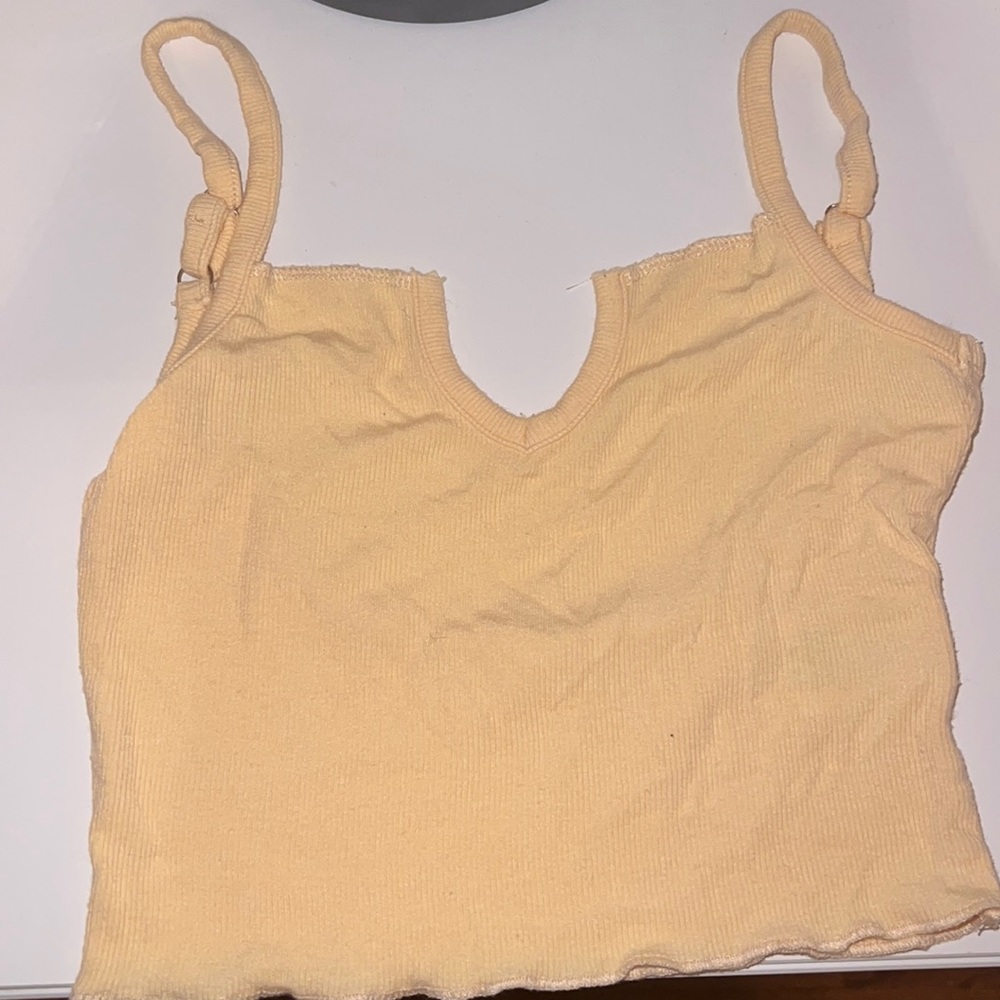 Yellow tank from American Eagle.